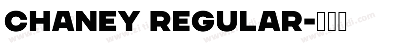 CHANEY Regular字体转换